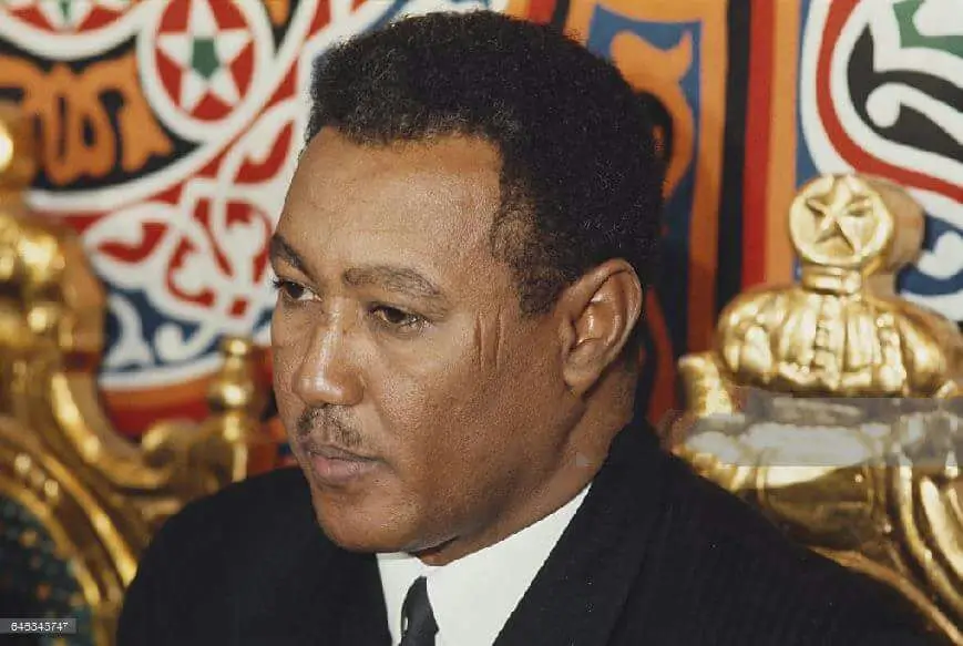 الرئيس جعفر نميري في حفل رسمي